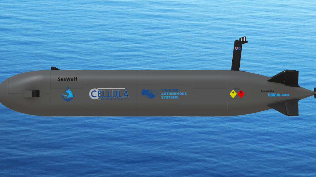 Cellula partners with Trusted Autonomous Systems and the Royal Australian Navy on the SeaWolf XLUUV Project